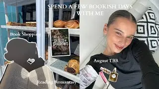 Spend a few bookish days with me 📖🧚 (book shopping, reading a new release, my august tbr)