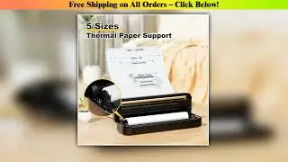 Phomemo M832 Portable Printer Printers Wireless Bluetooth Inkless Printer Thermal Printer