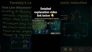 Faraday&rsquo;s Laws Explained ⚡ | Class 12 Physics Chapter 6 #class12physics