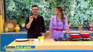 Guga Rocha apresenta mais truques de cozinha no Hoje em Dia