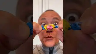 ASMR 🍫🍭🍒🍇AMERICA&rsquo;S ORIGINAL DUBBLE BUBBLE GUM FLAVOR AND EATING SOUNDS  #asmr #shorts