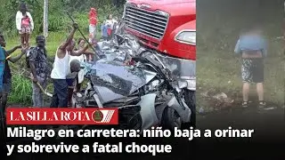 Трагедия в Колумбии: видео запечатлело секунды до того, как прицеп раздавил семейный автомобиль.