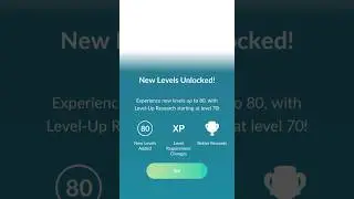 NEW POK&Eacute;MON GO LEVELS! #pokemongo #pokemongoupdate