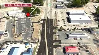 U.S. 1 Sandhills Area Improvement Projects Flyover