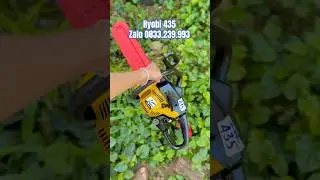 Ryobi 435 chainsaw at a low price #chainsaw #woodcuttingchainsaw #chainsaw #japanesechainsaw #rev...
