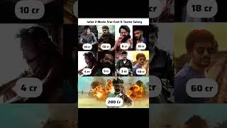 Jailer 2 Star Cast Fees ll #jailer #jailer2 #rajinikanth #mohanlal #southmovie #fafa #nelson #siva