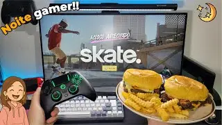 Uma noite na vida de uma gamer tranquila 🎮✨