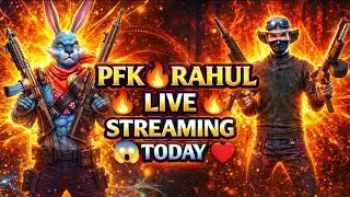 🔴 FREE FIRE LIVE TODAY 🔥 | BR RANK PUSH | OP GAMEPLAY | PFK Rahul
