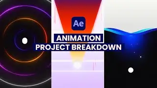 Анимация светящихся колец + Разбор проекта динамичных движений | Motion Circles