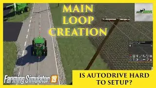 Is AutoDrive Hard to Setup in FS19? | AutoDrive Main Loop | Michigan Farms by Daze Gaming