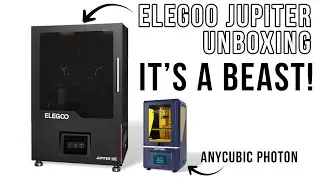 ELEGOO JUPITER 12.8 inch 6K 3D Resin Printer Unboxing | Mono MSLA