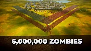 6,000,000 ZOMBIES VS 200,000 HUMANS | UEBS 2