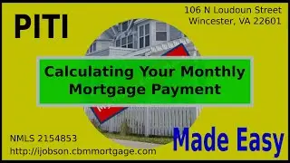 Calculating Your Monthly Mortgage Payment - PITI Explained