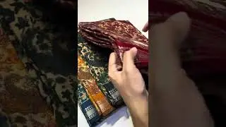 Indian Mumbai Designer Soft Pure Malmal Cotton Saree. #Saree