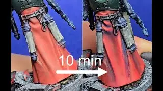 How to paint a red cape... Warhammer