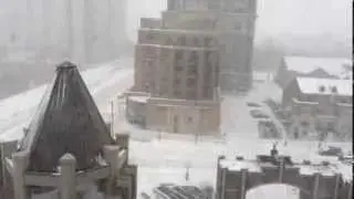 Snow Storm in Canada and united states  - Toronto 2014
