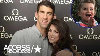 Michael Phelps & Wife Nicole Expecting Baby No. 2 & Son Boomer Couldn't Look Happier