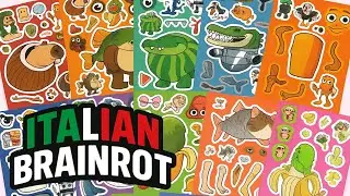 🎁Unboxing Italian Brainrot & Sprunki Stickers🪄 | Sticker Haul