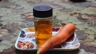 home made carrot oil...to get wrinkle free skin and young look....