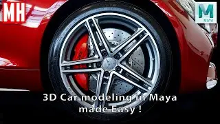3D Car Modeling in Maya 2020 made Easy ! Part #6