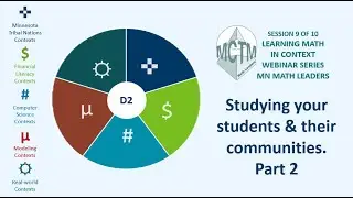 Session 9 of 10 Learning Math in Context Webinar Series Studying your Students Part 2