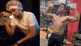 Round 2 hell //zayn saifi VS Wasim Ahmed ( body comparison) 😝