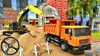 Road Builder City Simulator - Construction Vehicles - Android GamePlay