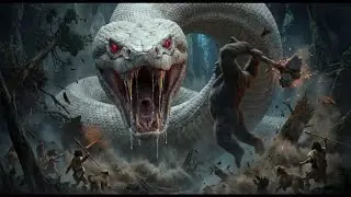 Giant White Titanoboa vs King Kong | Monster Battle: