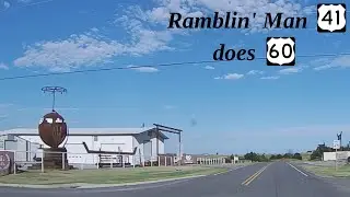 US Highway 60 in Oklahoma - V3 - Through Vici to Cestos