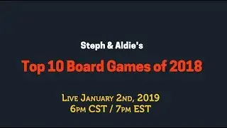Top 10 Board Games of 2018