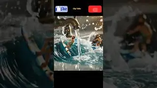Tiny Surfers, Big Waves 🌊🏄&zwj;♂️