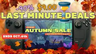 Steam Autumn Sale FINAL HOURS!🔥EPIC DEALS You&rsquo;ll Regret Missing