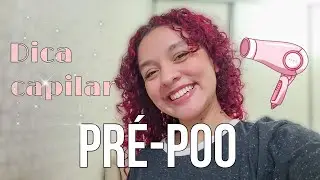 Dica e cuidados com o cabelo: PRÉ-POO + cortando a franja cabelo cacheado