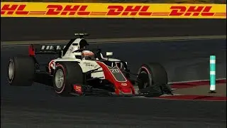 rFactor - F1 2018 | Magnussen Onboard Haas | Bahrain