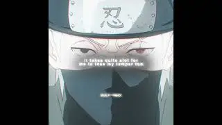 THE COPY NINJA 🔥 &bull; Kakashi Hatake Edit &bull; Naruto