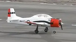 Very Smooth T 28 Landing! (10801 HD)