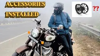 ￼IMPORTANT ACCESSORIES I INSTALLED ON MY ROYAL ENFEILD CLASSIC 350 🏍️
