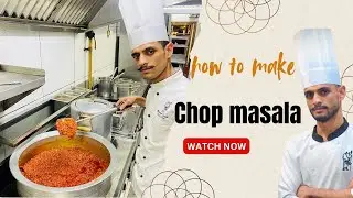 Chop Masala Recipe || restaurant style chop masala recipe || chef Balbir