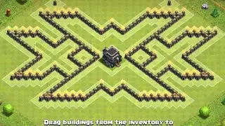 XXX HYBRID BASE TH9 CLASH OF CLANS | Coc base with link 2021