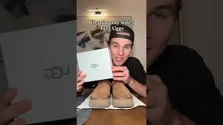 Чистка тапочек Tazz Ugg моей жены #шорты