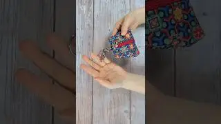 Quick and Easy sewing tips/ mini zipper pouch keyring tutorial #shorts #sewingtutorial