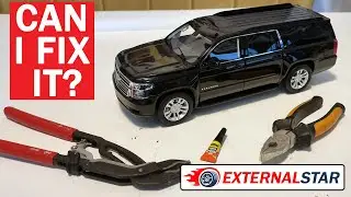 Chevrolet Suburban LTZ 2015 1:18 scale resin model by GOC - unboxing and review