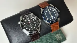 Wristbuddys Embossed Alligator Leather Straps, Omega Seamaster Professional Diver 300M & Tudor BB58
