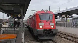Express Train + Northrail Local + RheinCargo Long Distance Freight Train at Ingolstadt North Station