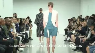 SEAN SUEN presented by GQ CHINA SS16 at London Collections Men
