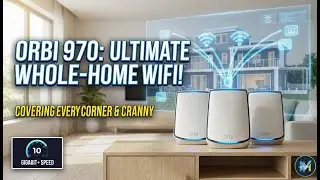 Netgear Orbi 970 WiFi 7 Secrets 6 GHz Speed & Coverage #Shorts