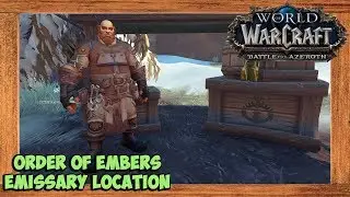 World of Warcraft Order of Embers Emissary Location (Quartermaster Alcorn Location)