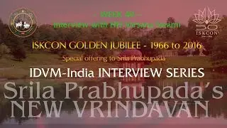 Srila Prabhupada's New Vrindavan - Interview with HH Varsana Swami