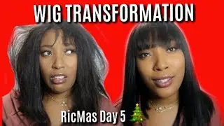 OMGQUEEN HAIR 12 MONTH UPDATED REVIEW | LONG BOB WITH BANGS | VLOGMAS DAY 5