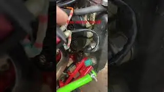 Fan control switch for the quad. Bypass the thermostat switch.#atv #fourwheeler #z400 #build